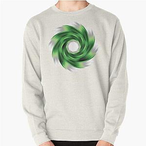 Aromantic Sweatshirts - Aromantic Pride Whirling Vortex (On White) Pullover Sweatshirt RB1901