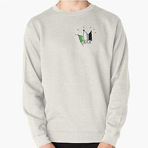 Aromantic Sweatshirts - Aromantic crown Pullover Sweatshirt RB1901