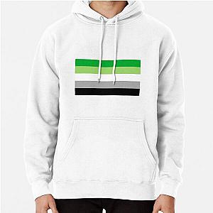 Aromantic Hoodies - The Aromantic Flag Pullover Hoodie RB1901