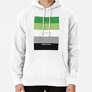 Aromantic Hoodies - I do not exist to make you comfortable - Aromantic Pride Pullover Hoodie RB1901