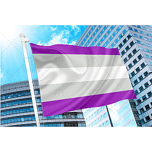 Gray Asexual / Gray Aces / Graces / Graysexuals Pride Flag | Aromantic Flag Store PN2101