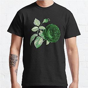 Aromantic T-Shirts - Aro Pride Vintage Flower and Leaves Classic T-Shirt RB1901