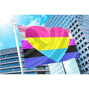 Genderfluid Pansexual Combo Pride Flag | Aromantic Flag Store PN2101