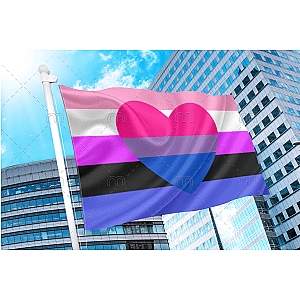 Genderfluid Bisexual Pride Flag | Aromantic Flag Store PN2101