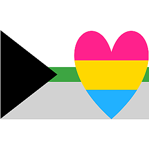 Pansexual Demiromantic Pride Flag | Aromantic Flag Store PN2101