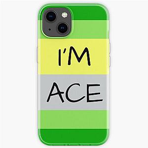 Aromantic Cases - AROMANTIC FLAG I'M ACE ASEXUAL T-SHIRT iPhone Soft Case RB1901