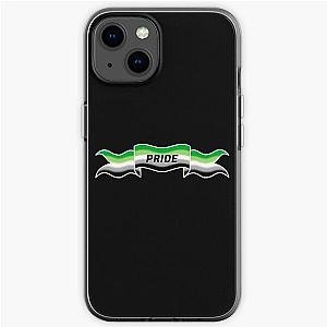 Aromantic Cases - Aromantic pride banner iPhone Soft Case RB1901