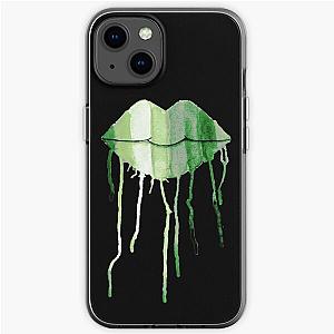 Aromantic Cases - Aro Pride Dripping Watercolor Lips iPhone Soft Case RB1901