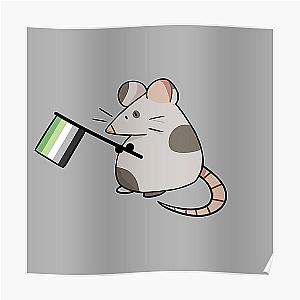 Aromantic Posters - Aromantic rat Poster RB1901