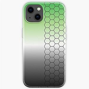 Aromantic Cases - Aromantic Pride Hexagon Gradient Print iPhone Soft Case RB1901