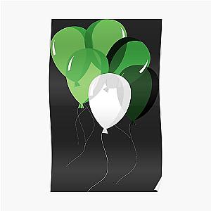 Aromantic Posters - Aro Pride Balloon Cluster Poster RB1901