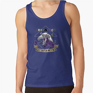 Aromantic Tank Tops - Aro+Ace - Get Out of My Face Tank Top RB1901