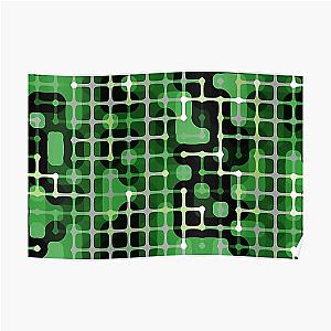 Aromantic Posters - Aro Pride Abstract Circuitry Pattern Poster RB1901