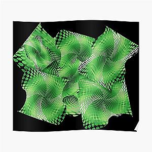 Aromantic Posters - Aro Pride Textured Waveform Cluster Poster RB1901