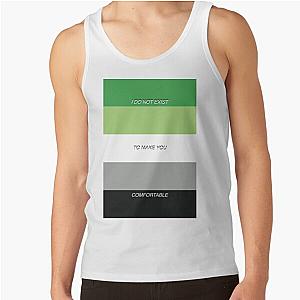 Aromantic Tank Tops - I do not exist to make you comfortable - Aromantic Pride Tank Top RB1901