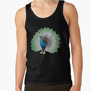 Aromantic Tank Tops - Aromantic Pride Peacock Tank Top RB1901