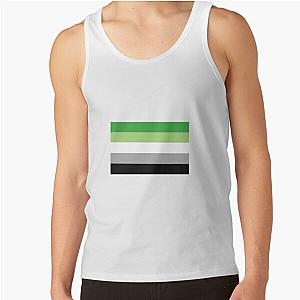 Aromantic Tank Tops - Aromantic Pride Flag Tank Top RB1901