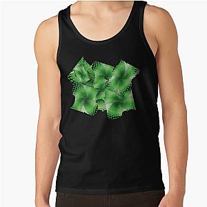 Aromantic Tank Tops - Aro Pride Textured Waveform Cluster Tank Top RB1901