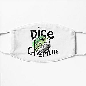 Aromantic Face Masks - Aromantic Pride Flag D20 Dice Flat Mask RB1901