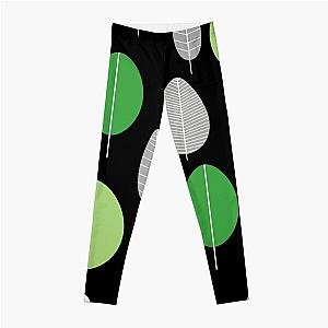 Aromantic Leggings - Aro Pride Simple Leaves Pattern Leggings RB1901