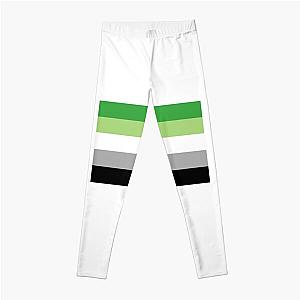 Aromantic Leggings - Aromantic Pride Flag Leggings RB1901