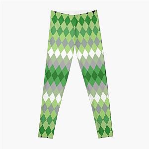 Aromantic Leggings - Aro Pride Diamond Stripes Pattern Leggings RB1901