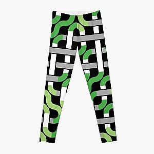 Aromantic Leggings - Aro Pride Interlocking Pipes Leggings RB1901