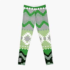 Aromantic Leggings - Aro Pride Sweater Pattern Leggings RB1901