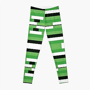 Aromantic Leggings - Aro Pride Staggered Rectangular Stripes Leggings RB1901