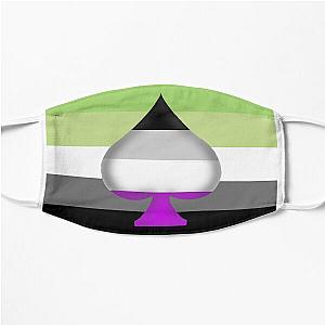 Aromantic Face Masks - AroAce Pride Flag Flat Mask RB1901