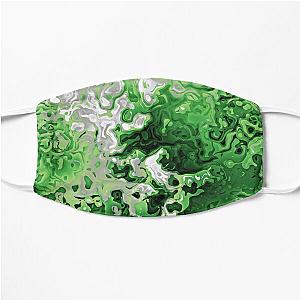 Aromantic Face Masks - Aro Pride Liquid Ink Swirls Flat Mask RB1901