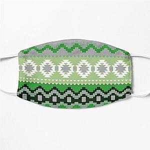 Aromantic Face Masks - Aro Pride Sweater Pattern Flat Mask RB1901