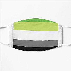 Aromantic Face Masks - Aromantic pride Flat Mask RB1901