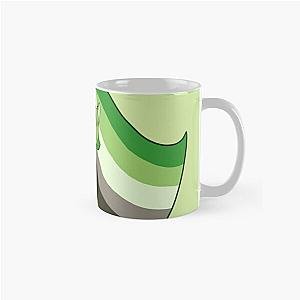 Aromantic Mugs - Aromantic Pride Flag Dragon (3rd Edition-White Stripe) Classic Mug RB1901