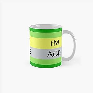 Aromantic Mugs - AROMANTIC FLAG I'M ACE ASEXUAL T-SHIRT Classic Mug RB1901