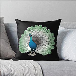 Aromantic Pillows - Aromantic Pride Peacock Throw Pillow RB1901