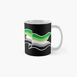 Aromantic Mugs - Aromantic pride banner Classic Mug RB1901