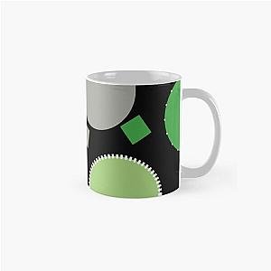 Aromantic Mugs - Aro Pride Outlined Circles Pattern Classic Mug RB1901