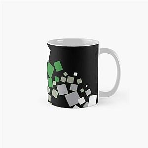 Aromantic Mugs - Aro Pride Scattered Paper Squares Design Classic Mug RB1901