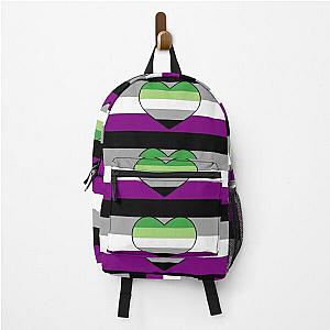 Aromantic Backpacks - Aromantic Asexual Flag Backpack RB1901