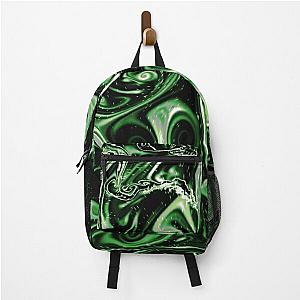 Aromantic Backpacks - Aro Pride Smokey Ink Swirls Design Backpack RB1901