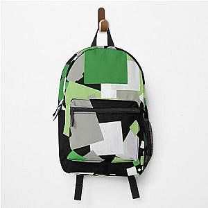 Aromantic Backpacks - Aro Pride Scattered Paper Squares Design Backpack RB1901