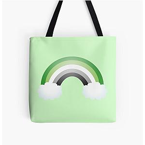 Aromantic Bags - Aromantic Rainbow Pride - Textless All Over Print Tote Bag RB1901