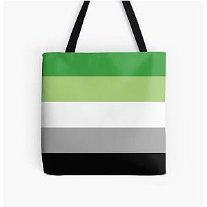 Aromantic Bags - AROMANTIC FLAG All Over Print Tote Bag RB1901