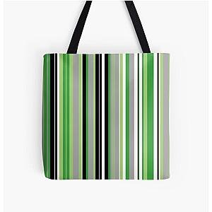 Aromantic Bags - Aromantic Pride Flag Colors All Over Print Tote Bag RB1901