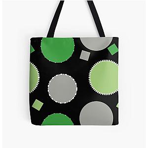 Aromantic Bags - Aro Pride Outlined Circles Pattern All Over Print Tote Bag RB1901