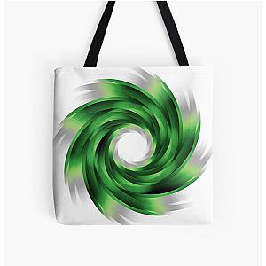 Aromantic Bags - Aromantic Pride Whirling Vortex (On White) All Over Print Tote Bag RB1901