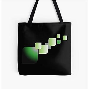 Aromantic Bags - Aro Pride Cascading Abstract Squares All Over Print Tote Bag RB1901