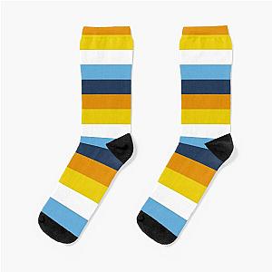 Aromantic Socks - Aroace Pride Flag Socks RB1901