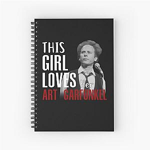 This Girl Loves Her Art Garfunkel Spiral Notebook